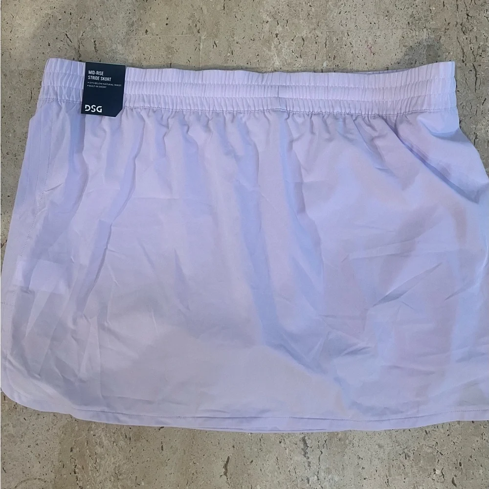 DSG Mid Rise Skort Womens XXL Blooming Lilac Built In Short with Pockets Skirt
